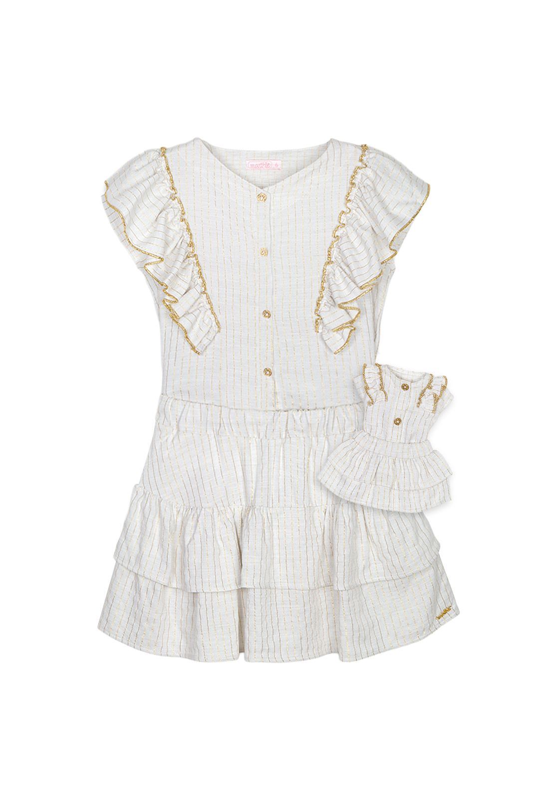 Conjunto viscose listrado gold Conjunto viscose listrado gold