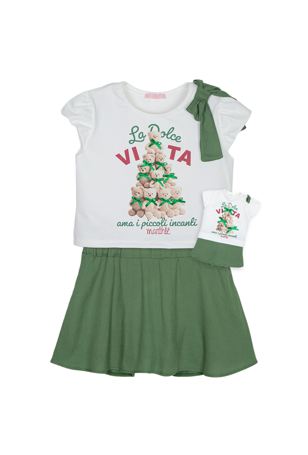 Conjunto Dolce Vita com shorts saia