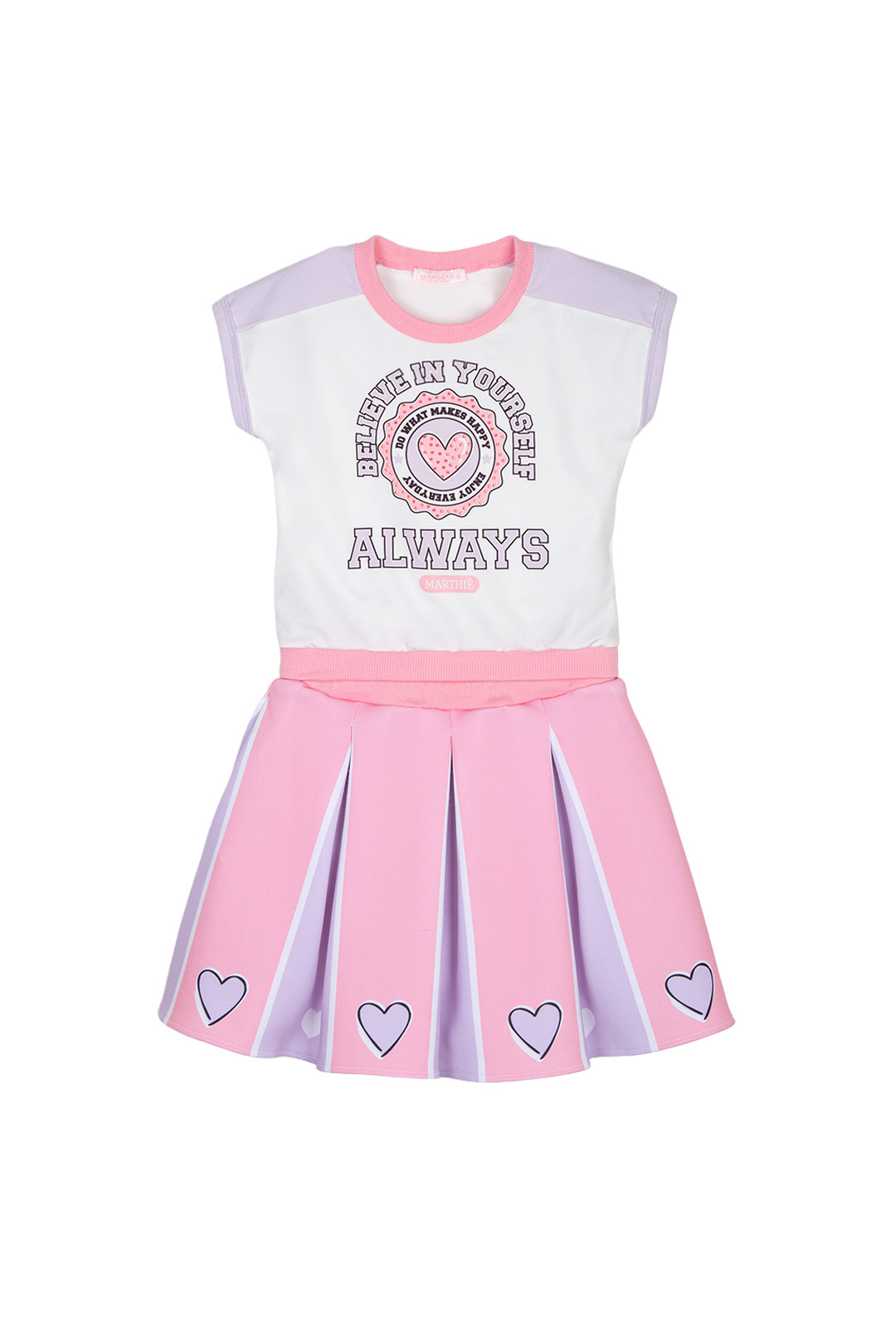 Conjunto Sport com saia pregas