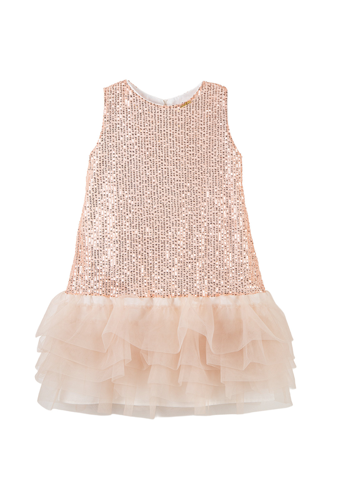 Vestido paetê com tule Vestido paetê com tule