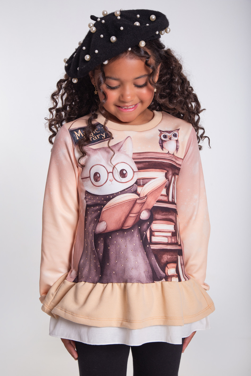 Conjunto gato Potter com legging Conjunto gato Potter com legging