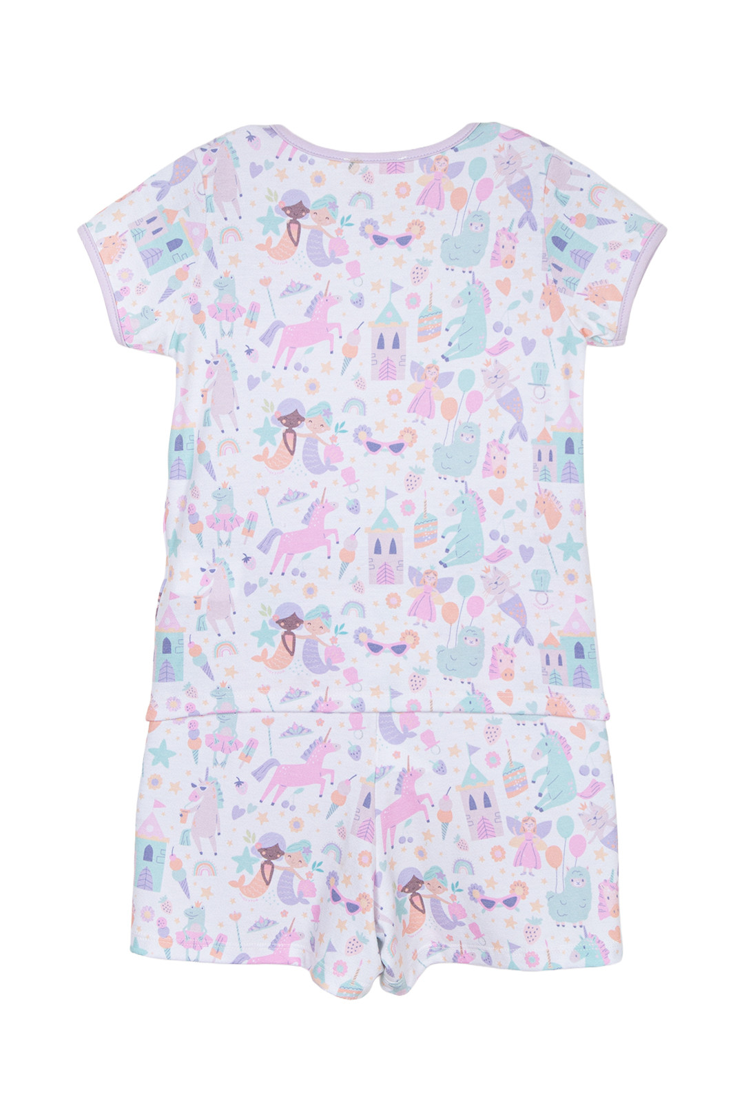 Pijama Believe com máscara unicórnio