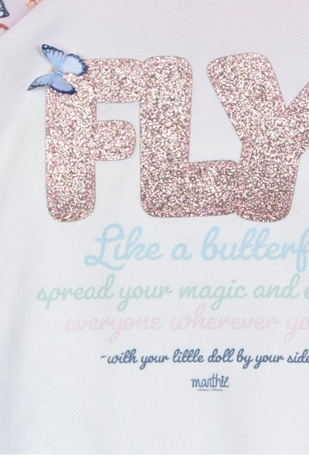 Conjunto Fly Butterfly com shorts (Patch Rosê Gold)