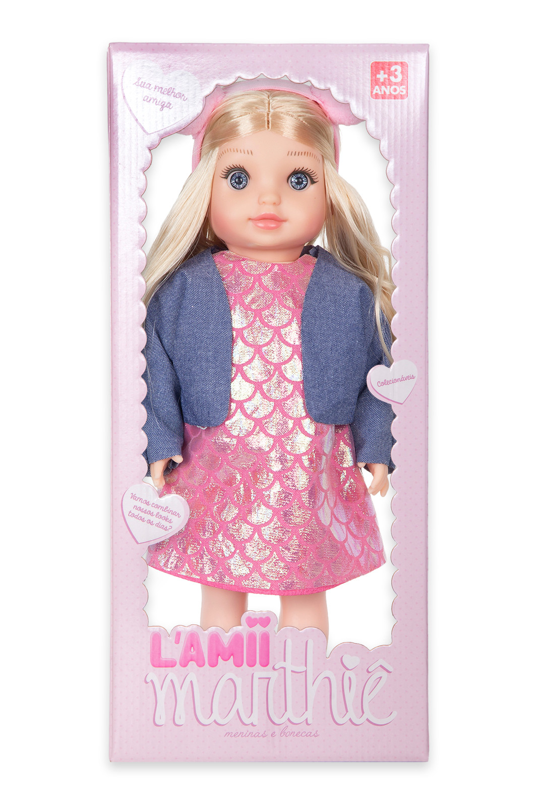 Boneca Aurora (Loira cabelo longo)