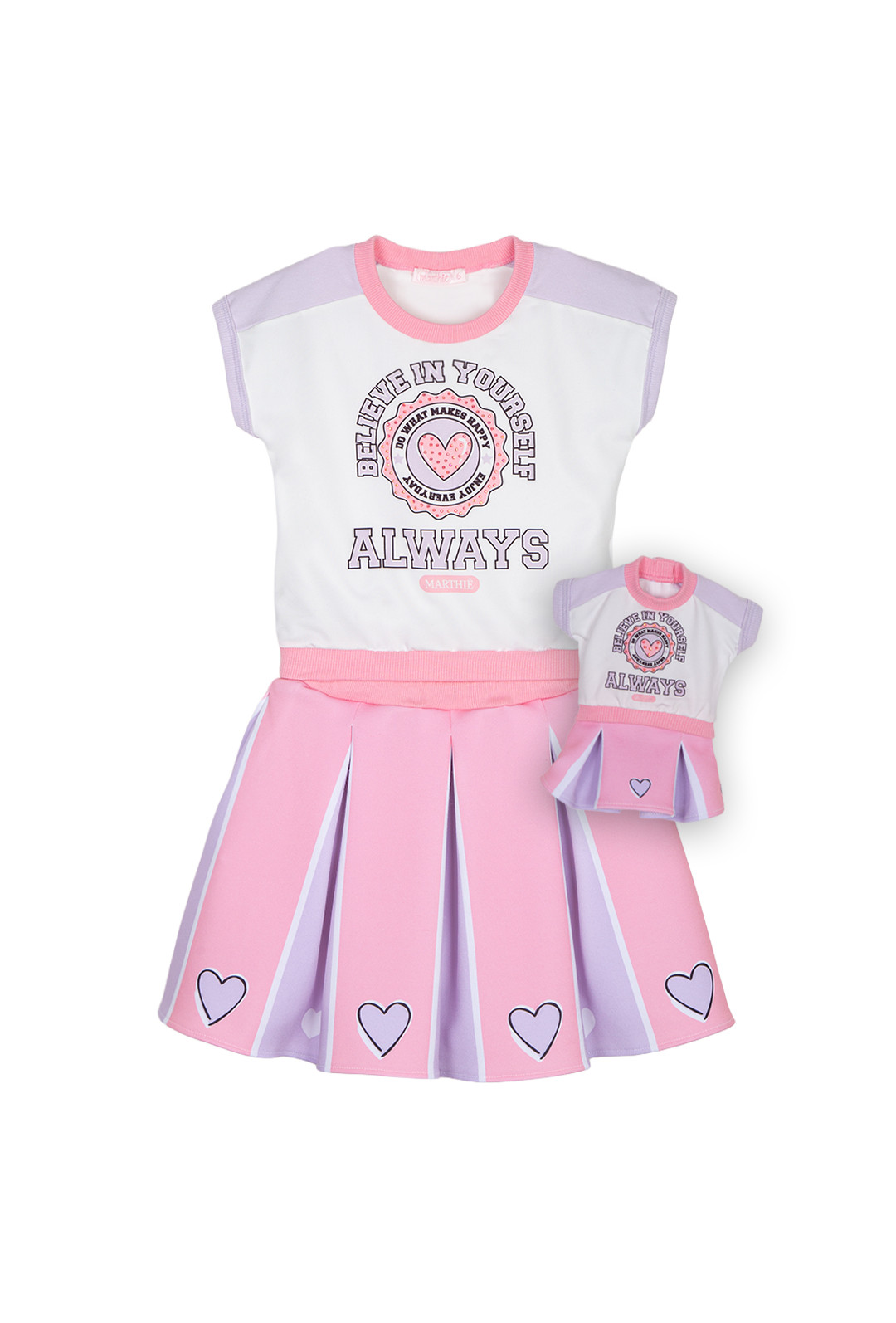 Conjunto Sport com saia pregas