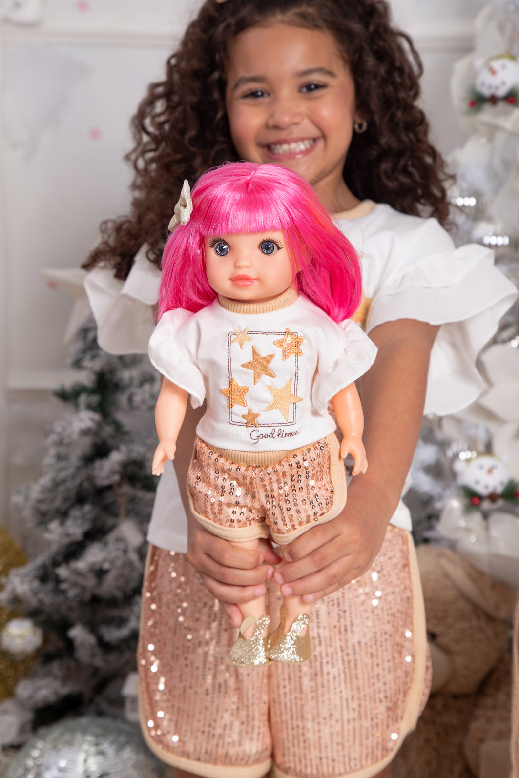 Conjunto estrelas com shorts paetê Conjunto estrelas com shorts paetê