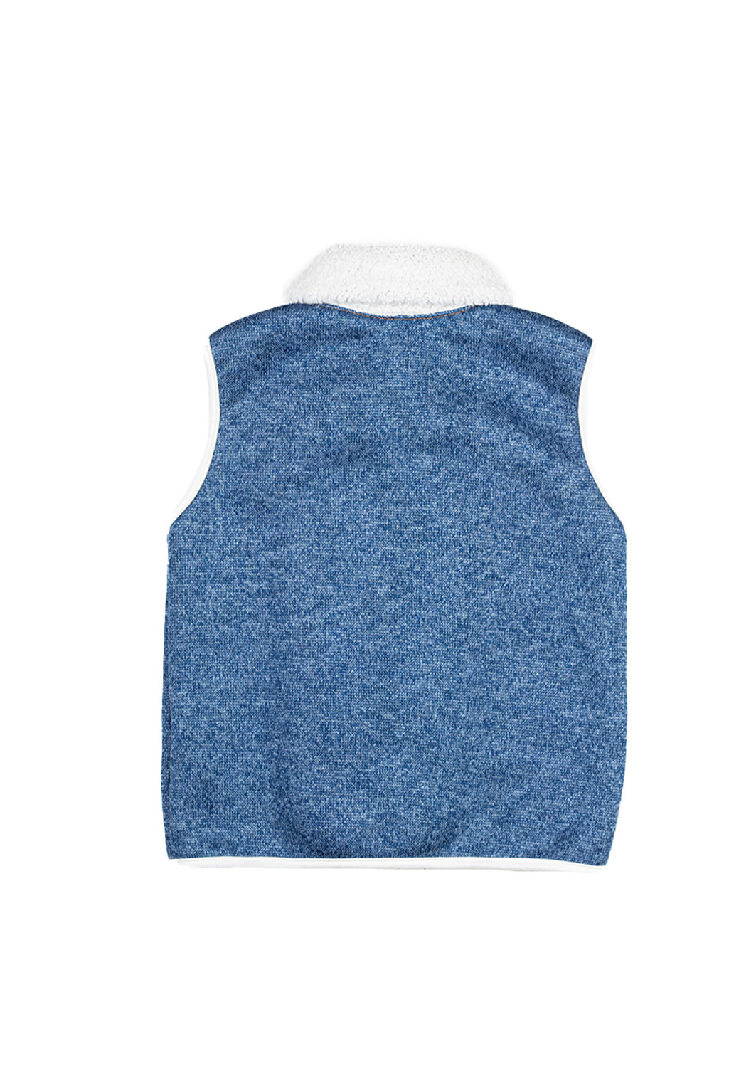 Colete malha tricô forrado