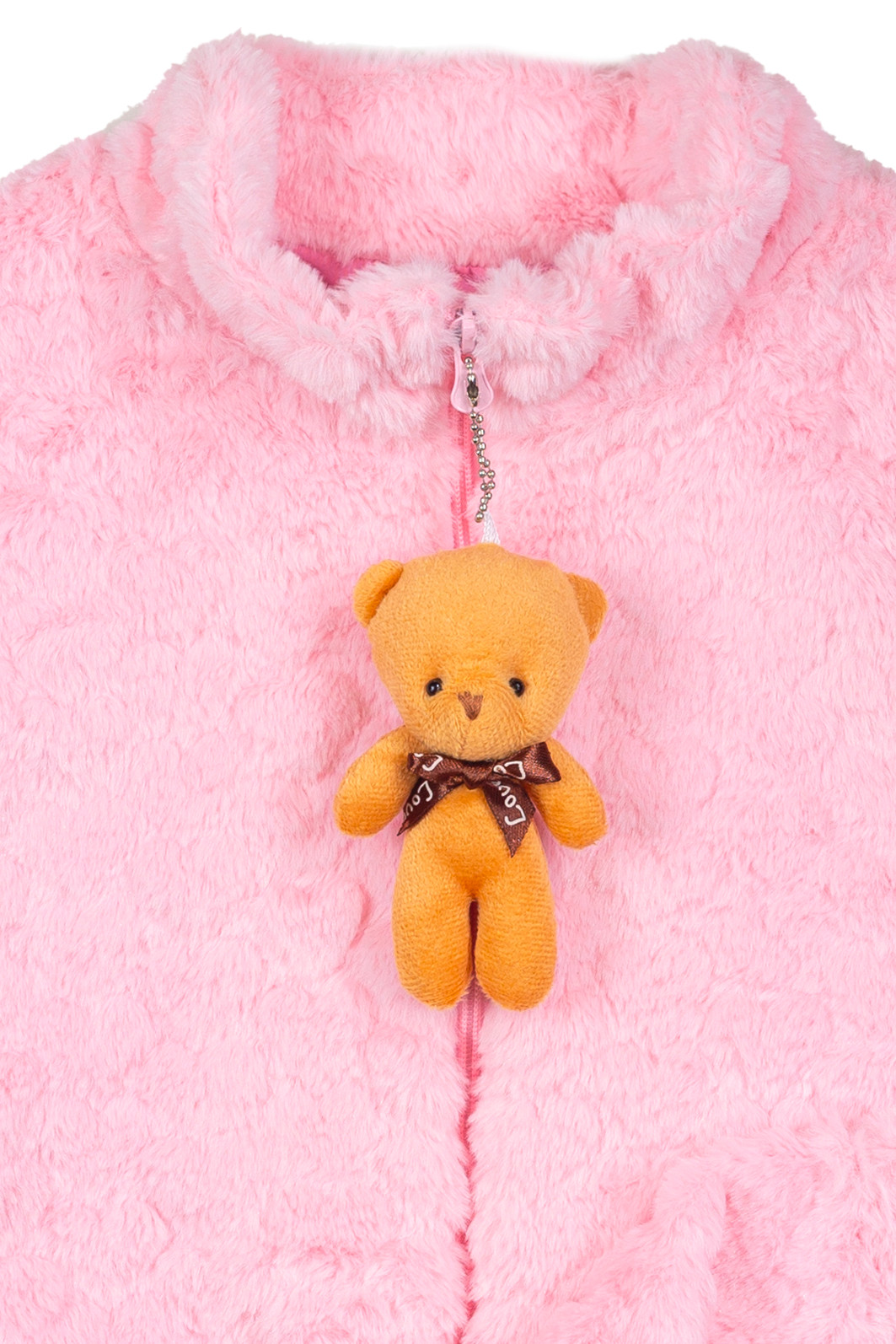 Jaqueta pelo corações com urso Jaqueta pelo corações com urso