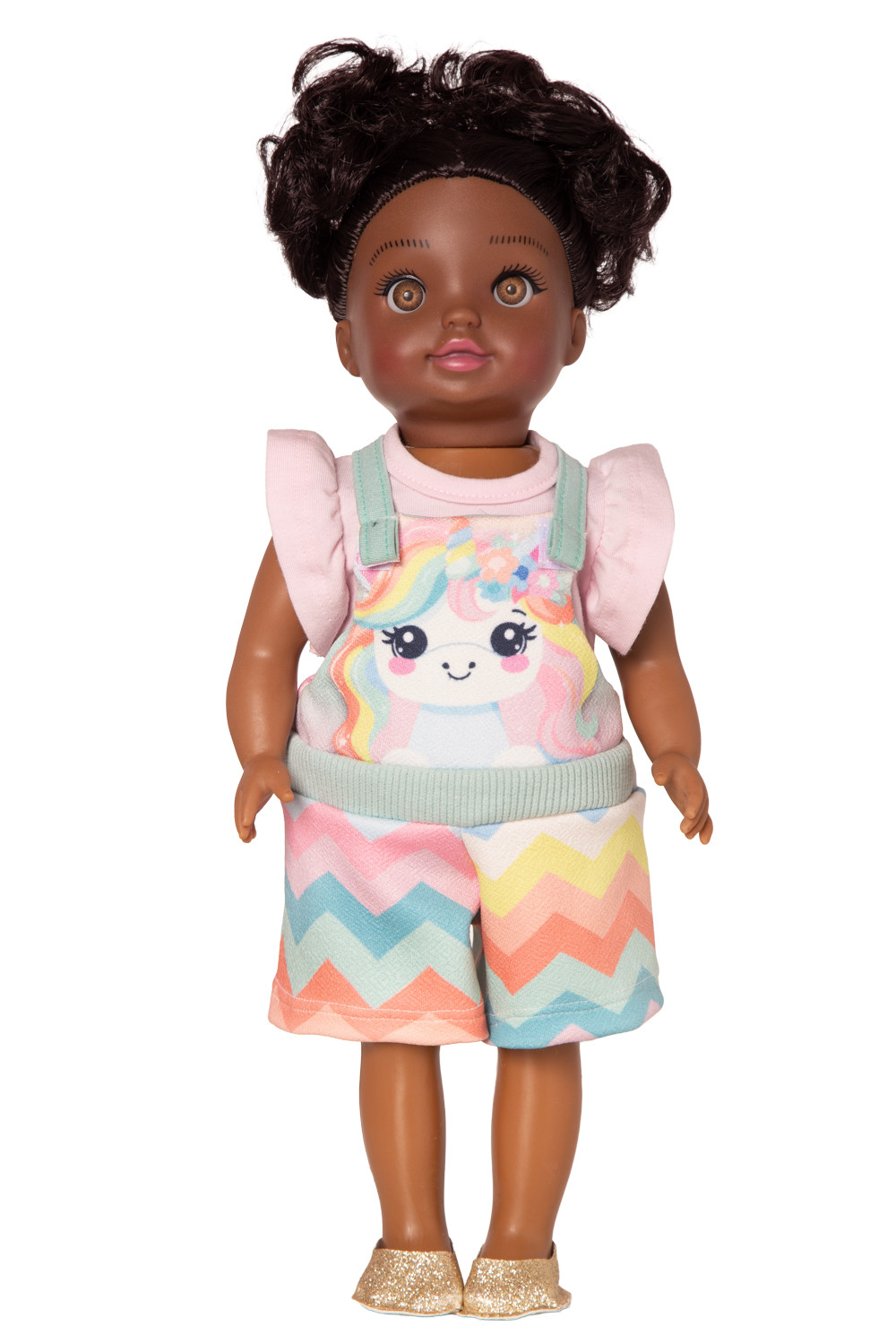 Conjunto jardineira unicórnio