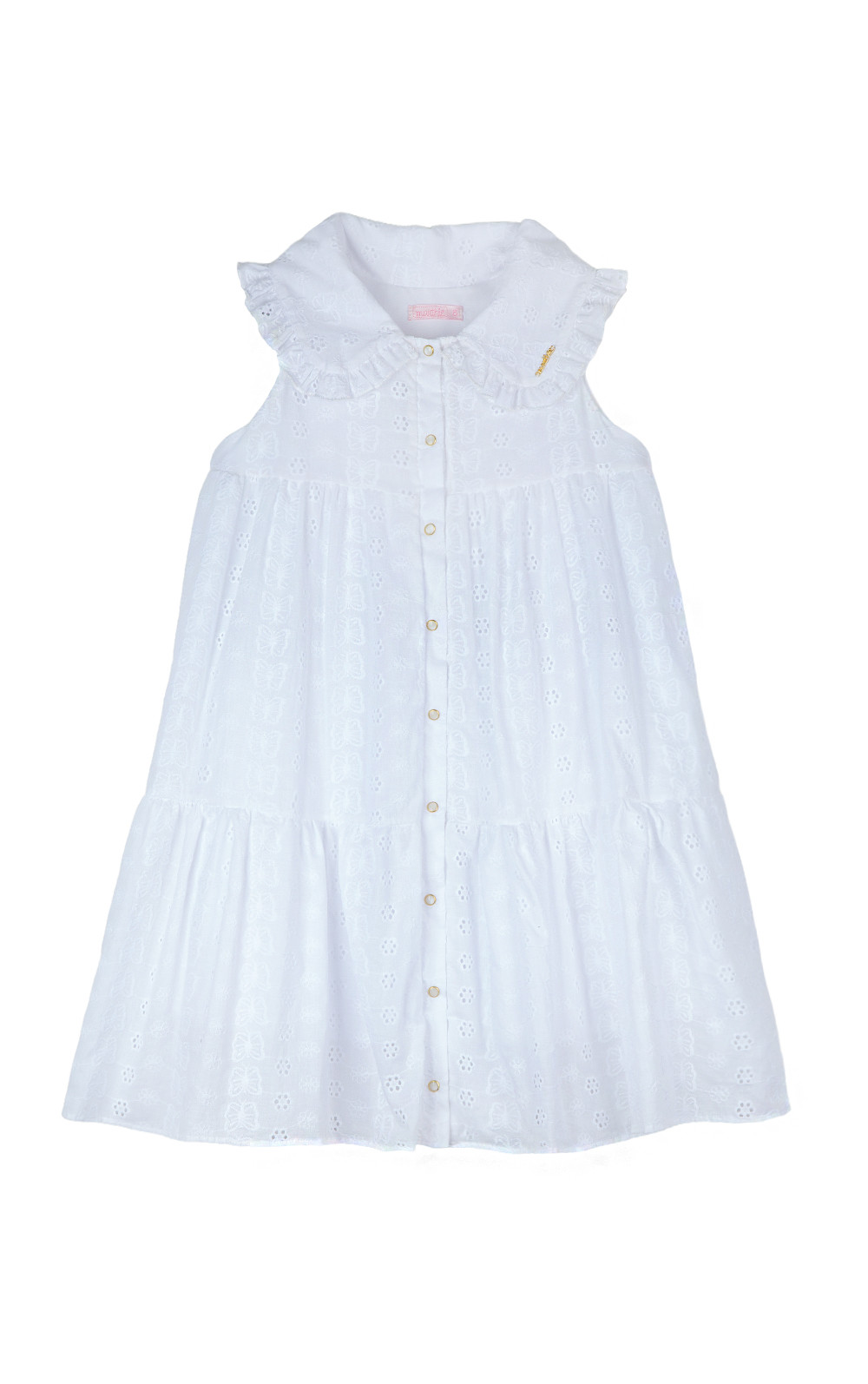Vestido laise bordada