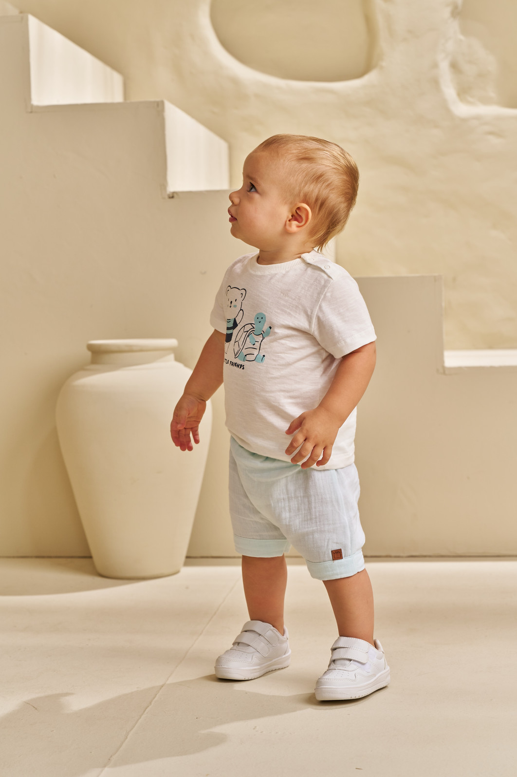 CONJUNTO T-SHIRT EM FLAMÊ E SHORT EM GAZE HEAVY CONJUNTO T-SHIRT EM FLAMÊ E SHORT EM GAZE HEAVY