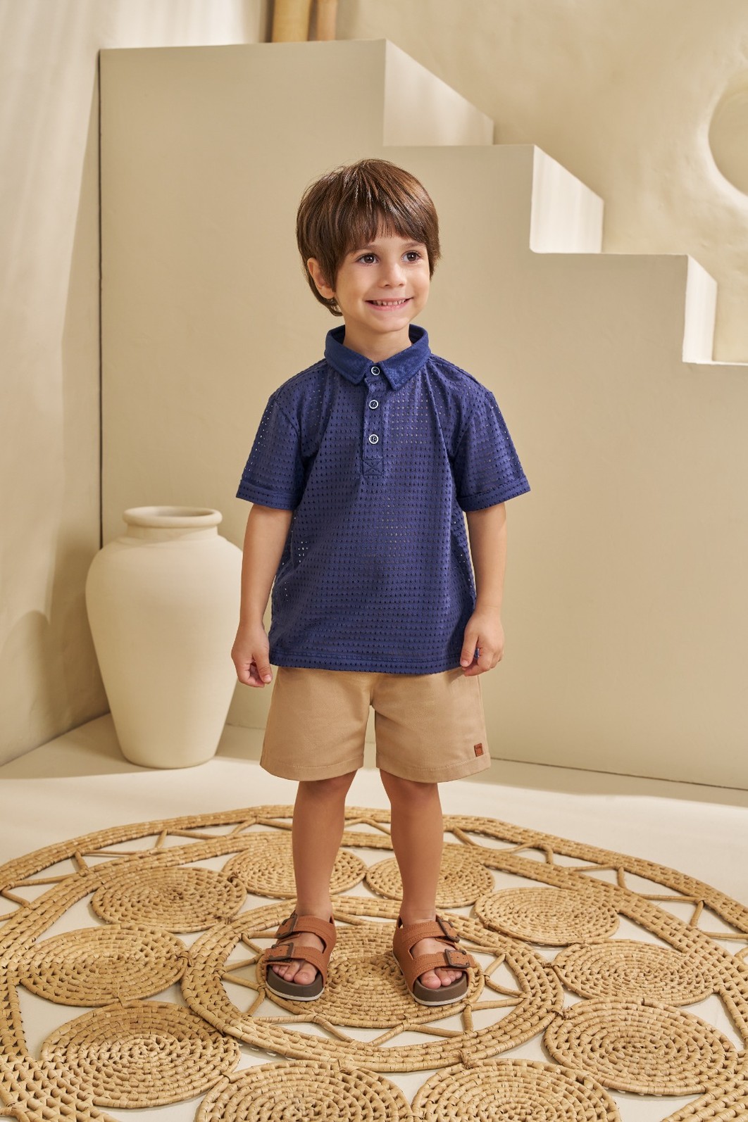 CONJUNTO POLO EM MALHA FRESH E SHORT EM SARJA CONJUNTO POLO EM MALHA FRESH E SHORT EM SARJA