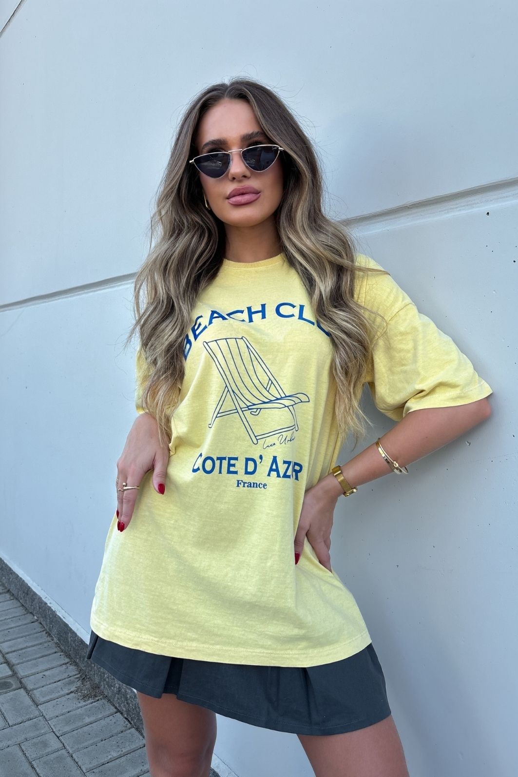 T-shirt Oversized Beach Club Luxo Urbano