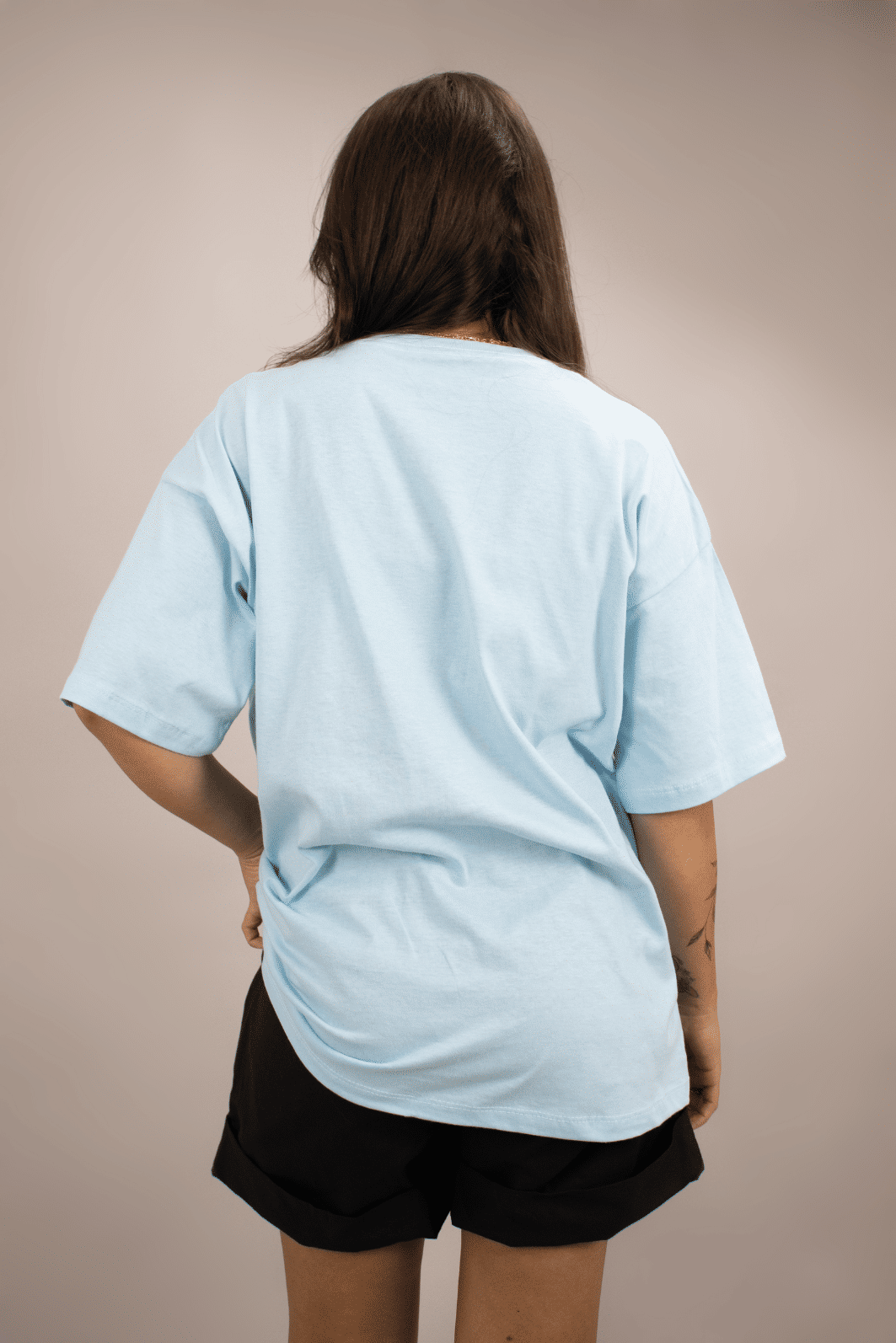 T-shirt Oversized Lisa Azul Luxo Urbano