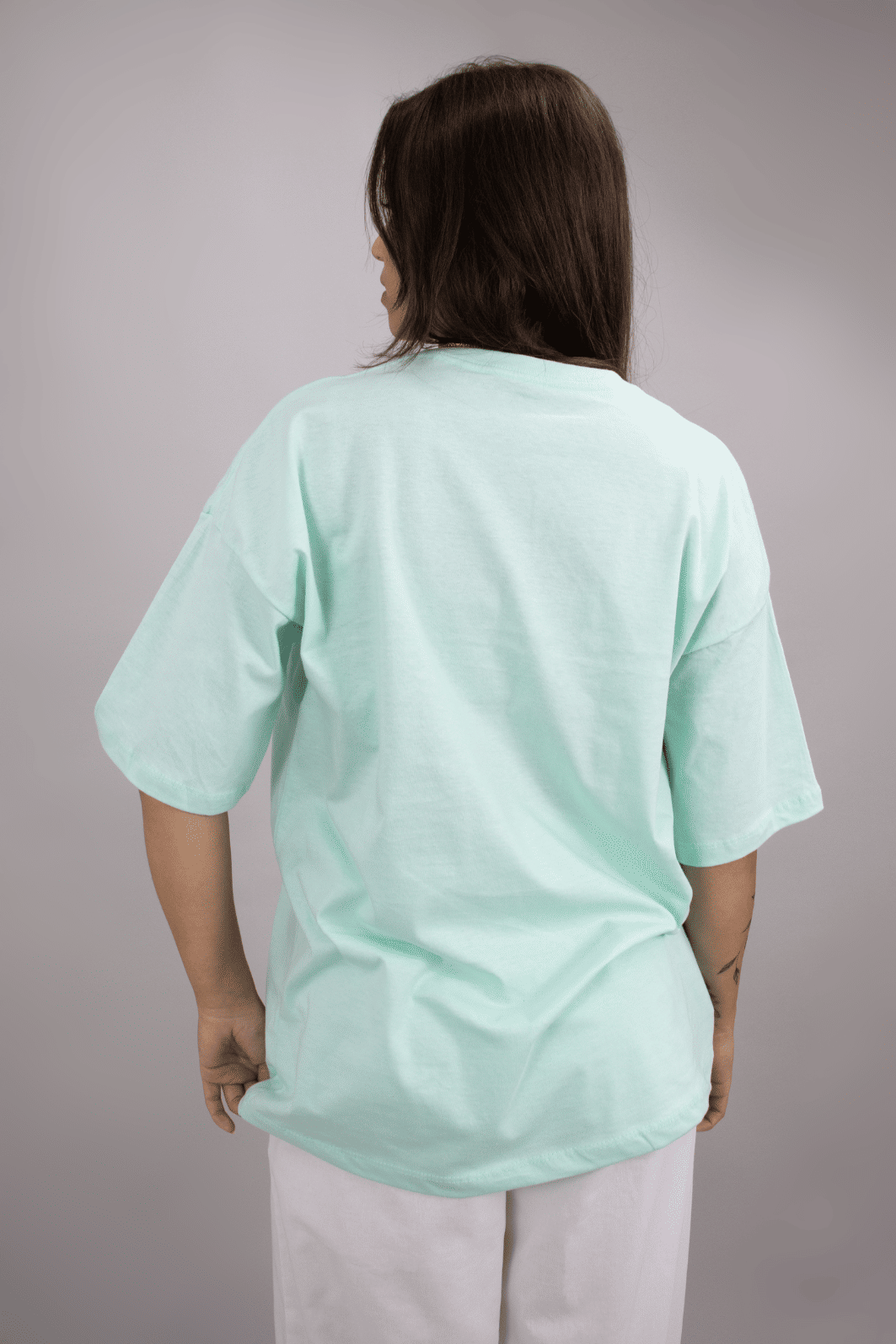 T-shirt Oversized Lisa Verde Luxo Urbano