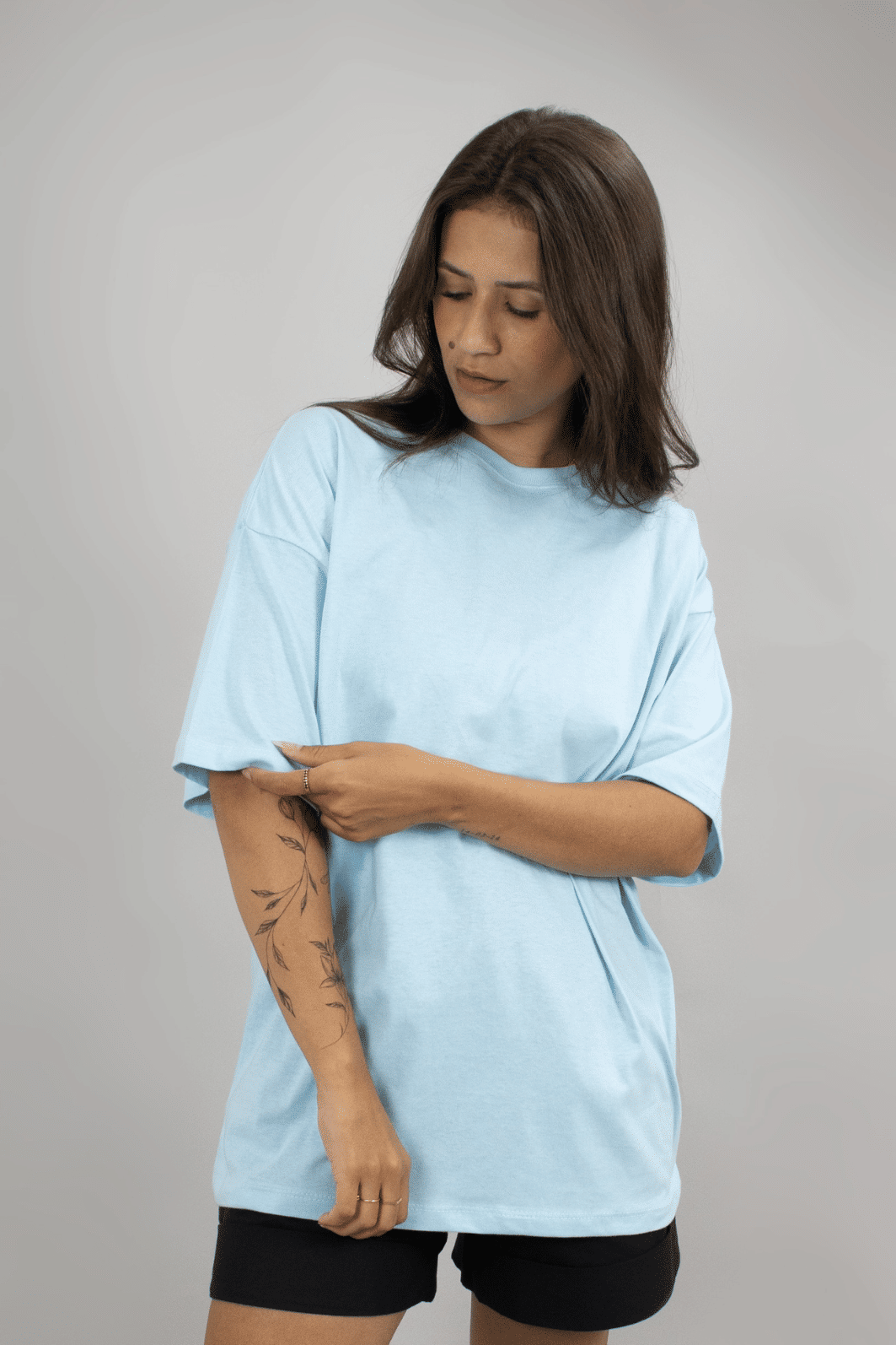 T-shirt Oversized Lisa Azul Luxo Urbano