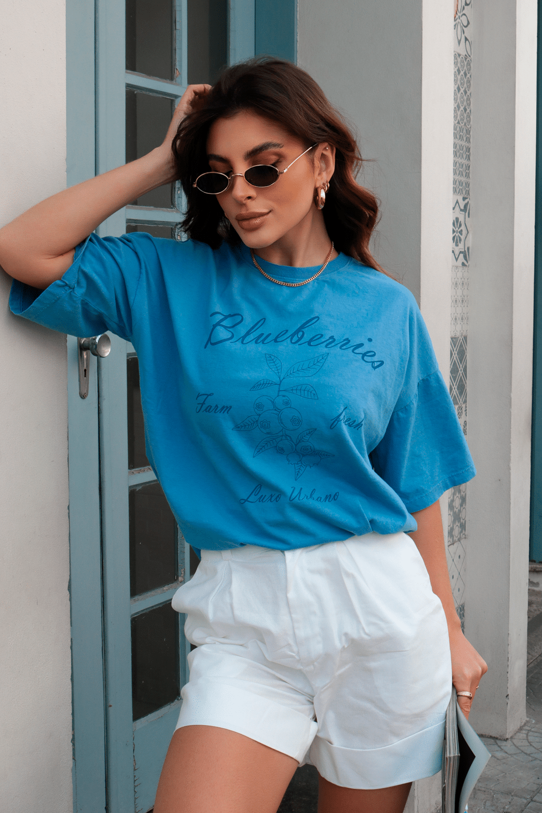 Short Alfaiataria Off White Luxo Urbano