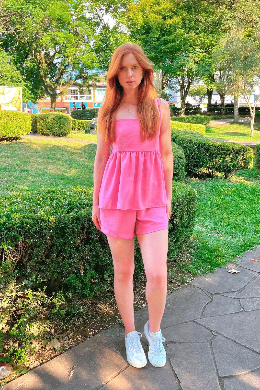 Short Boxer Rosa Luxo Urbano