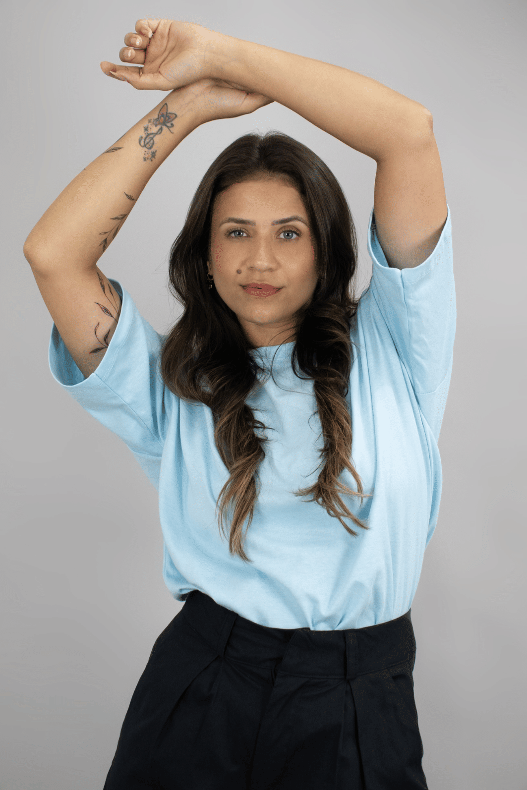 T-shirt Oversized Lisa Azul Luxo Urbano