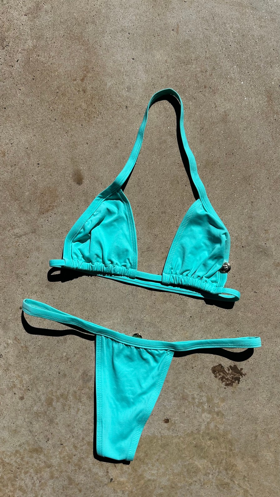 Cortininha Móvel Aqua + Calcinha Fio Normal Aqua