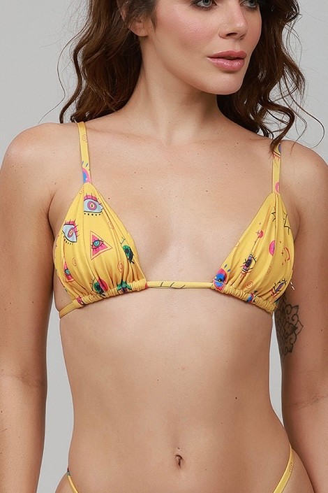 Top Sol Amuleto Amarelo Top Sol Amuleto Amarelo