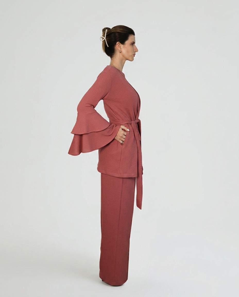 KIMONO VOLARE MUTED BLUSH KIMONO VOLARE MUTED BLUSH