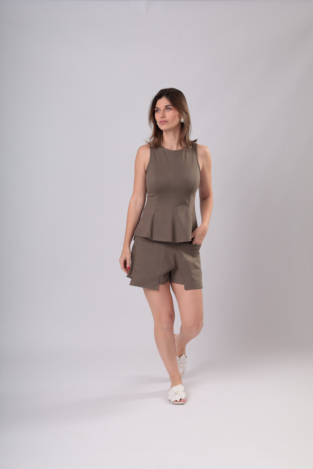 BLUSA ROMA VERDE FÓSSIL BLUSA ROMA VERDE FÓSSIL