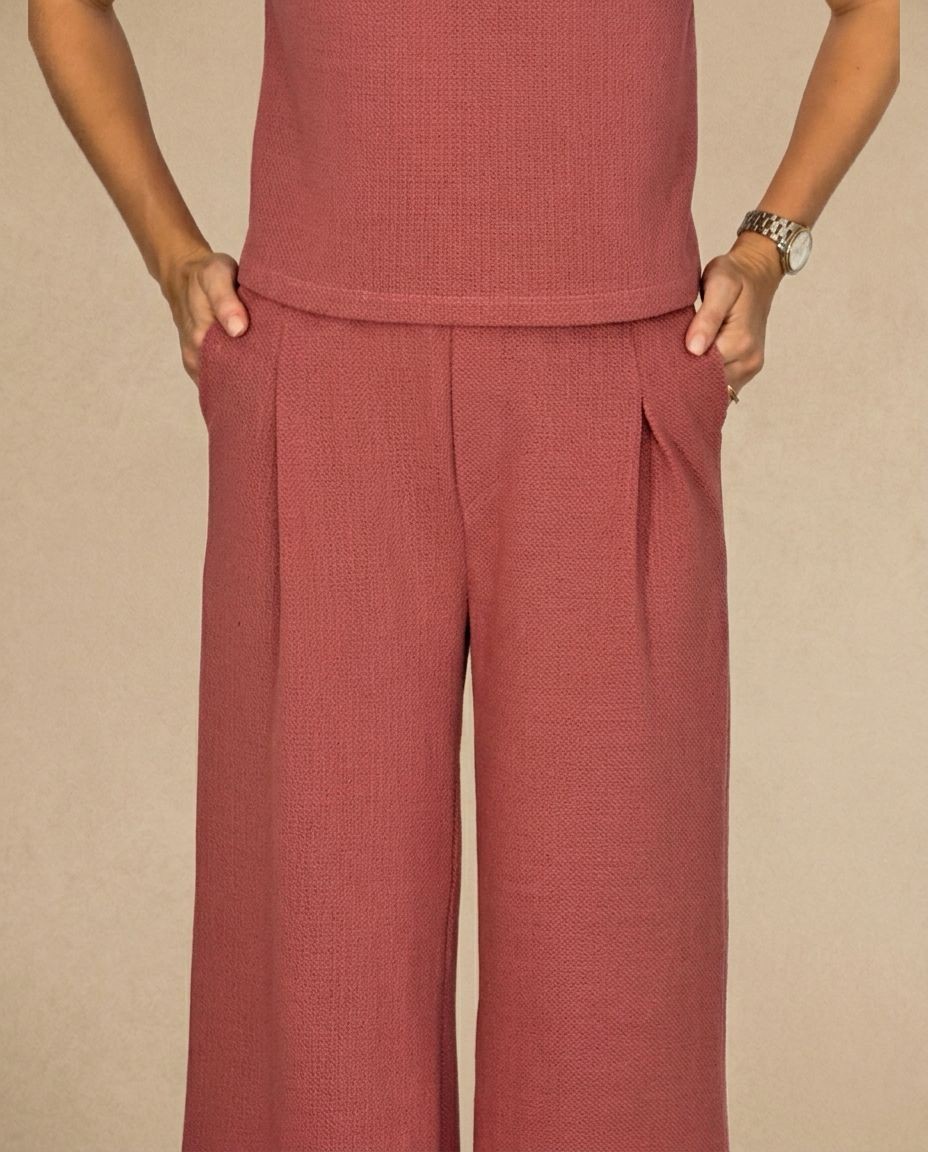 CALÇA PANNA MUTED BLUSH CALÇA PANNA MUTED BLUSH