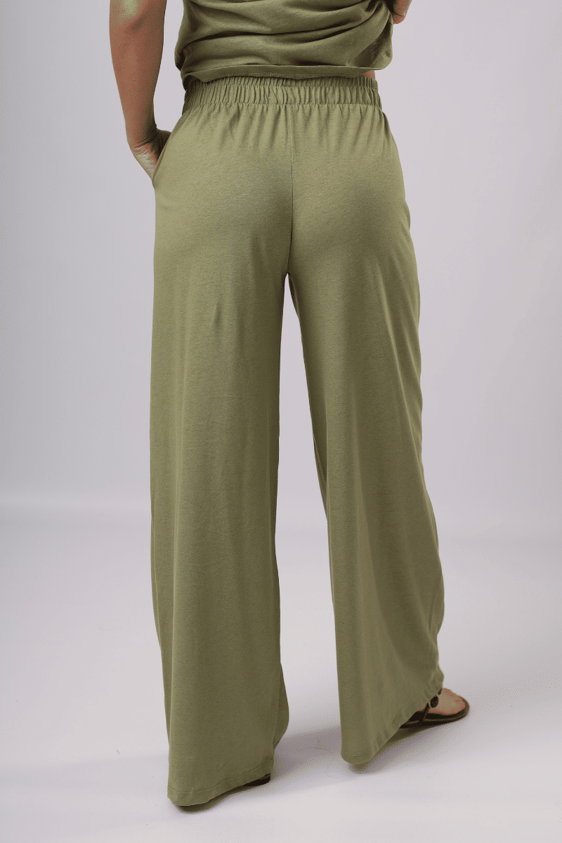 CONJUNTO EM MESCLA DE LINHO - MATCHA CONJUNTO EM MESCLA DE LINHO - MATCHA