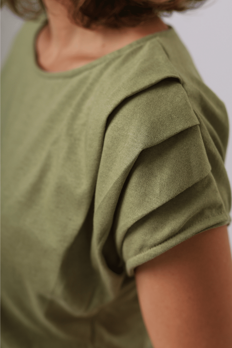 CONJUNTO EM MESCLA DE LINHO - MATCHA CONJUNTO EM MESCLA DE LINHO - MATCHA