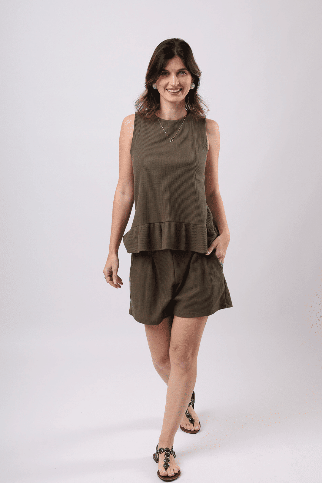 SHORTS SIROCCO - OLIVA NOIR