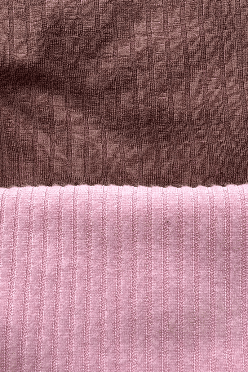 KIT BLUSA GOLA CANELADA MARROM & ROSA KIT BLUSA GOLA CANELADA MARROM & ROSA