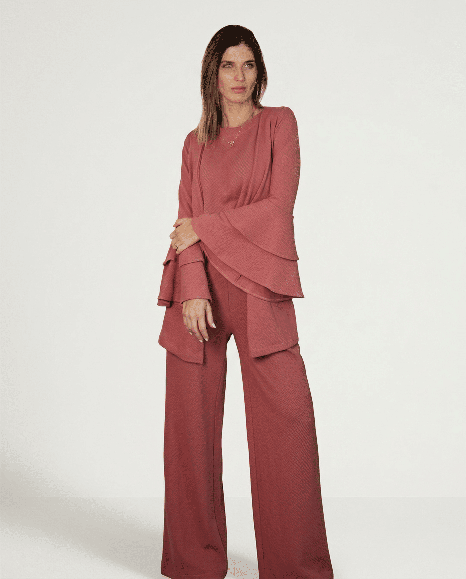 KIMONO VOLARE MUTED BLUSH KIMONO VOLARE MUTED BLUSH