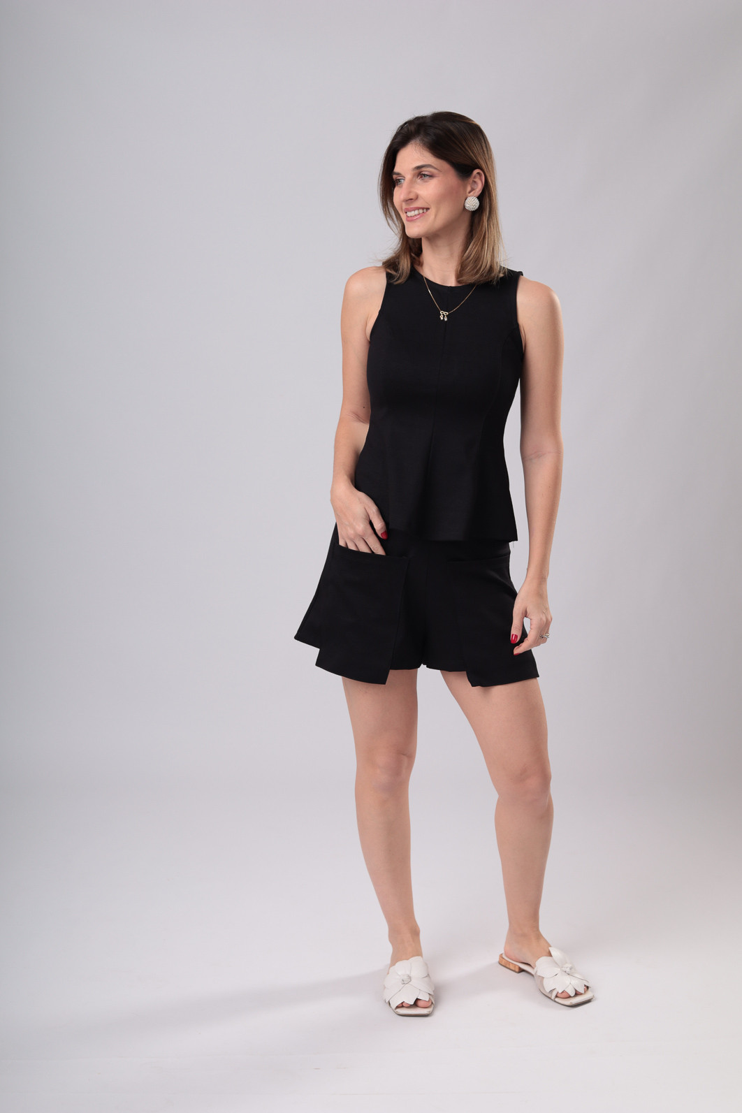 BLUSA ROMA PRETO BLUSA ROMA PRETO