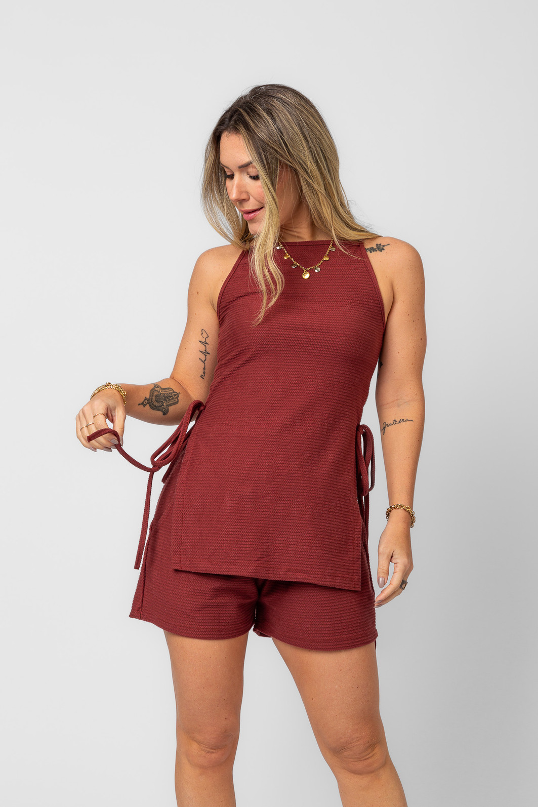 BLUSA ARPOADOR MARSALA