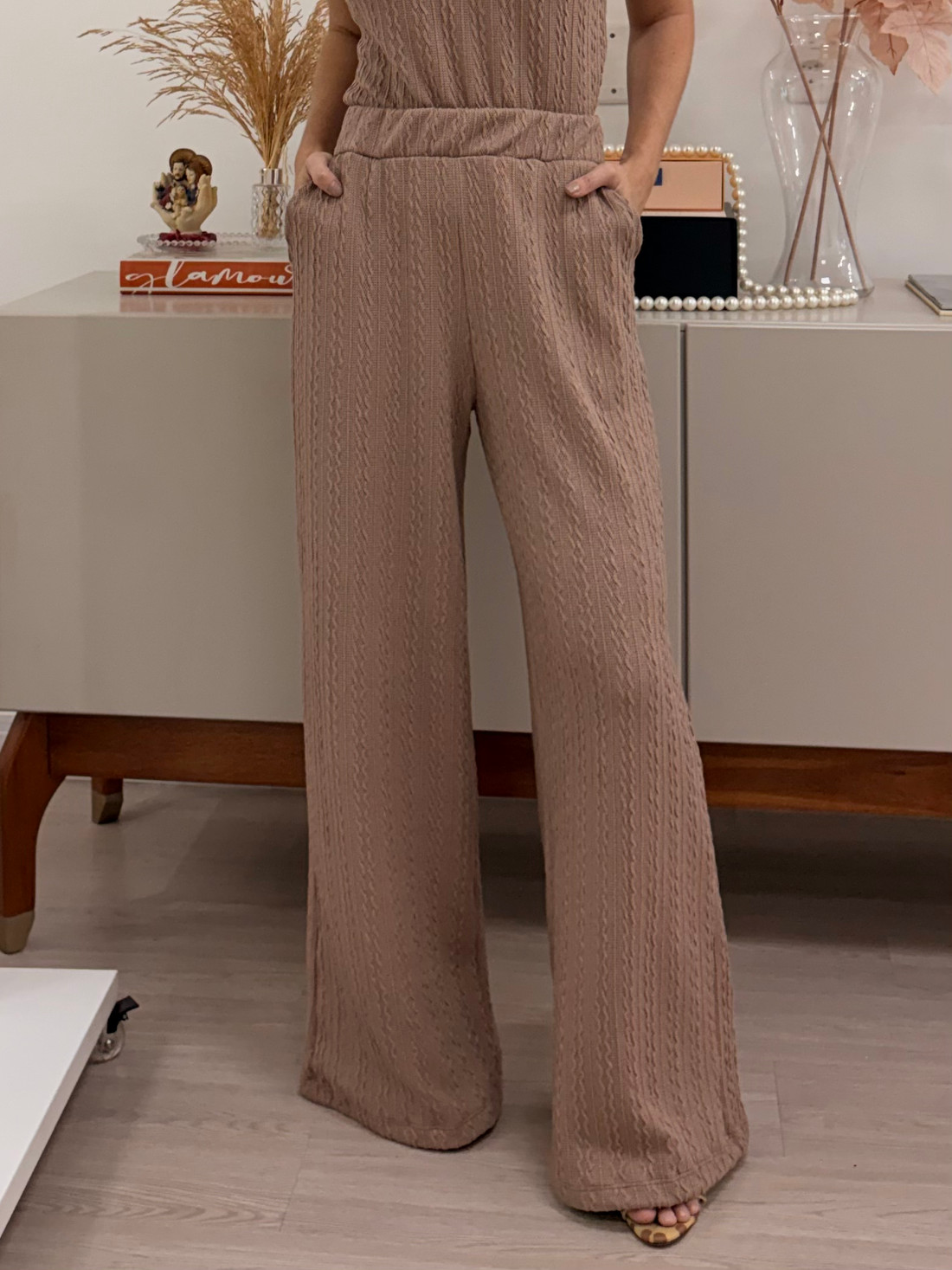 CALÇA TRAMA NUDE CALÇA TRAMA NUDE