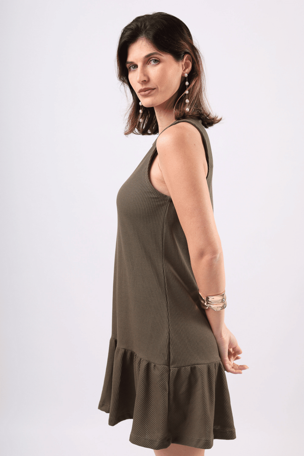 VESTIDO SIROCCO - OLIVA NOIR VESTIDO SIROCCO - OLIVA NOIR