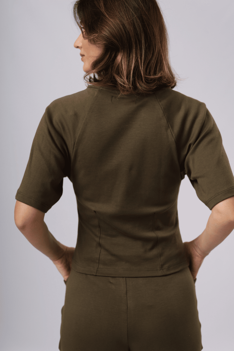 BLUSA PIMA VERDE QUARTEL BLUSA PIMA VERDE QUARTEL