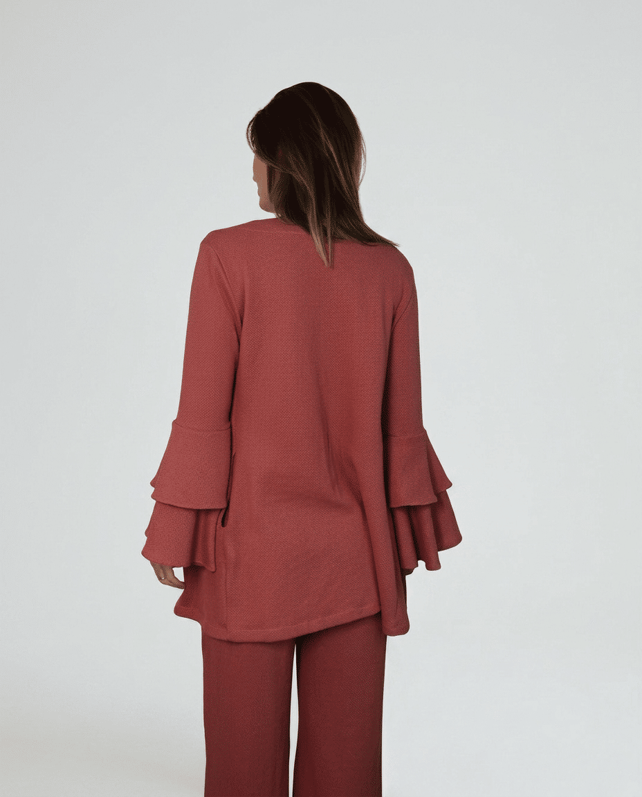 KIMONO VOLARE MUTED BLUSH KIMONO VOLARE MUTED BLUSH