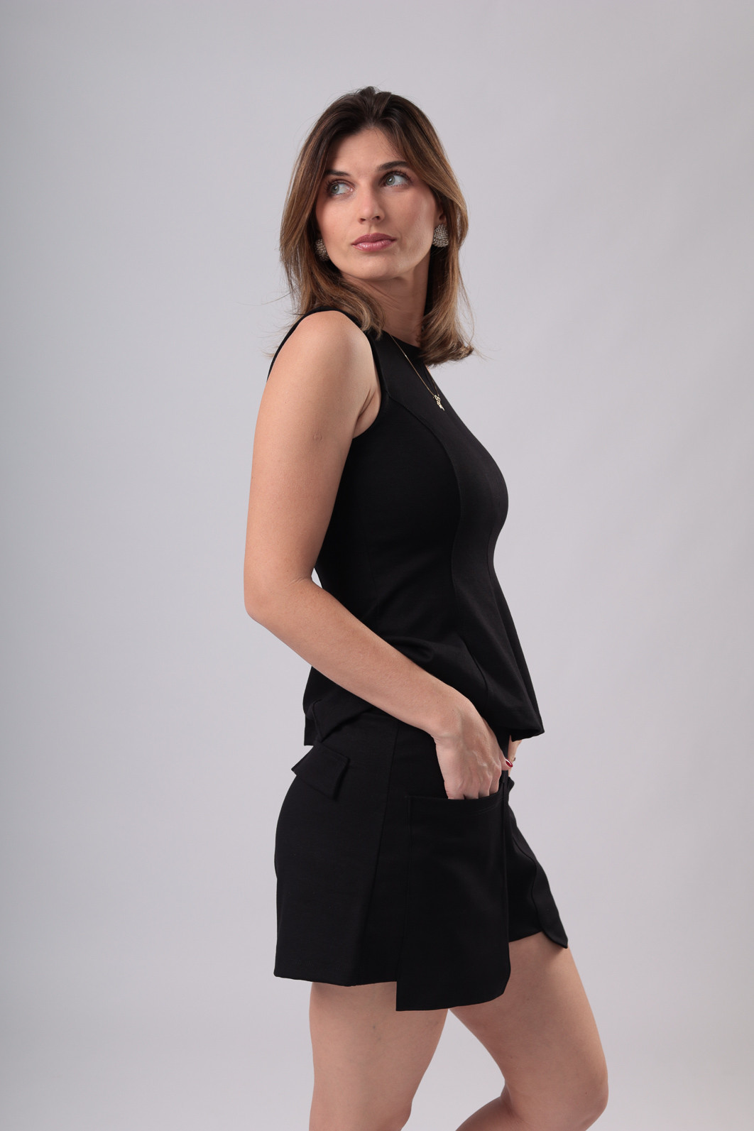 BLUSA ROMA PRETO BLUSA ROMA PRETO
