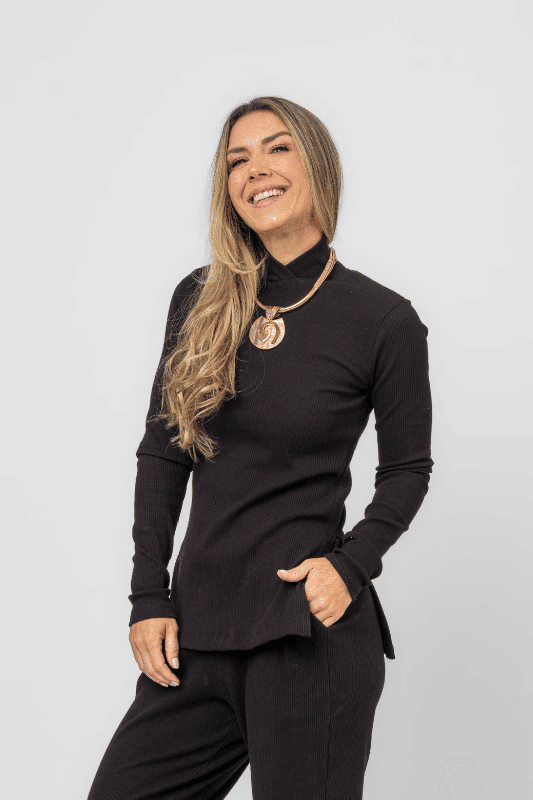 KIT 2 BLUSAS NIVELLE - CANELADO ESTRUTURADO