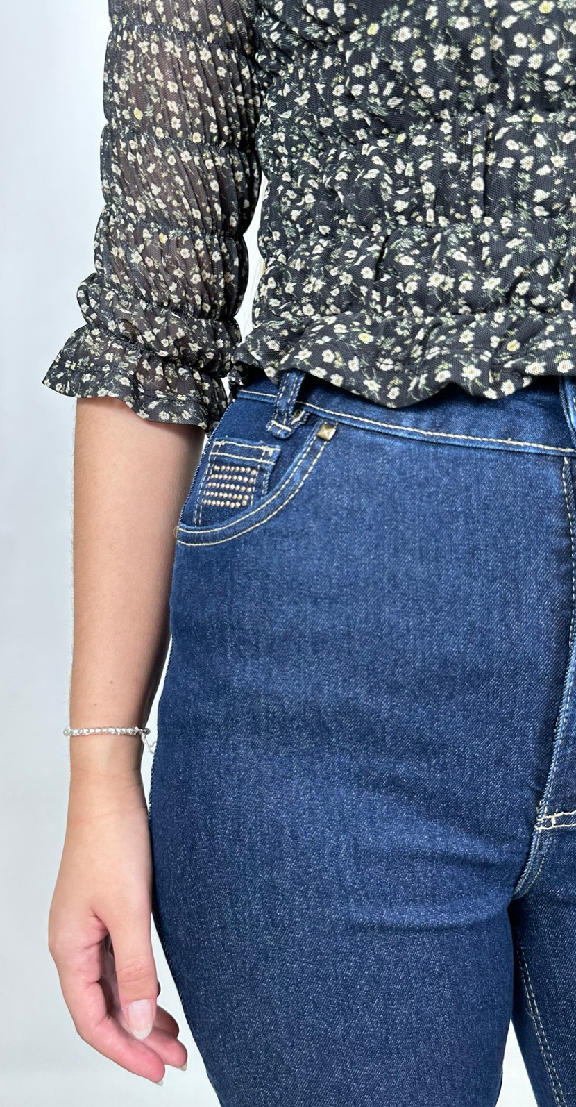 Calça Jeans Cigarrete Aurora Amaciado