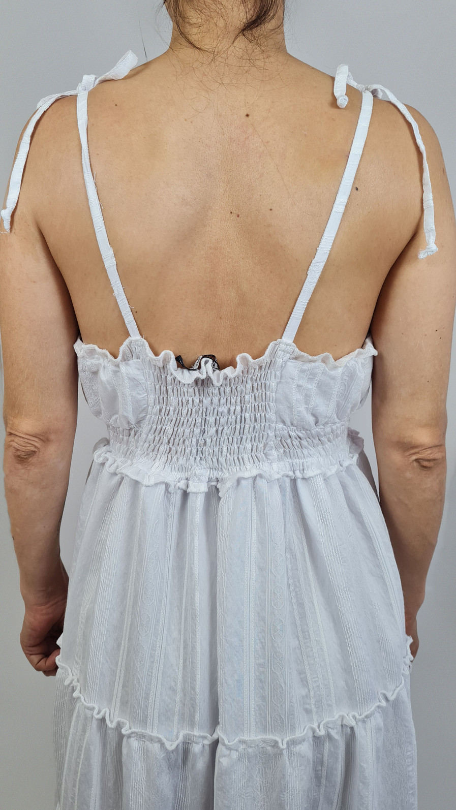 VESTIDO BRANCO MIDI VICTORIA PRETTY GIRL