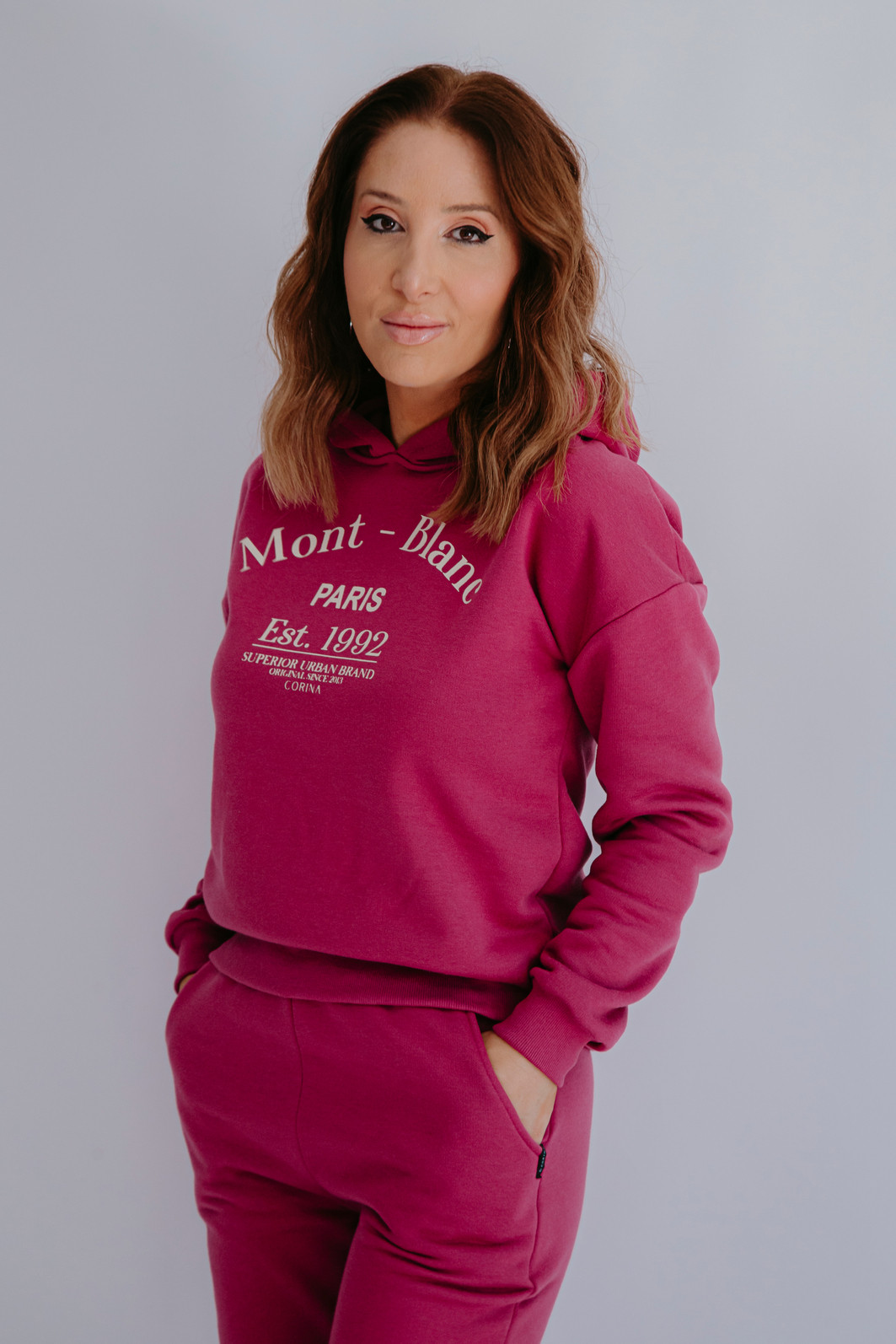 Blusa Feminino Calca Moletom Hollister MOLETOM EVA PINK MONT-BLANC