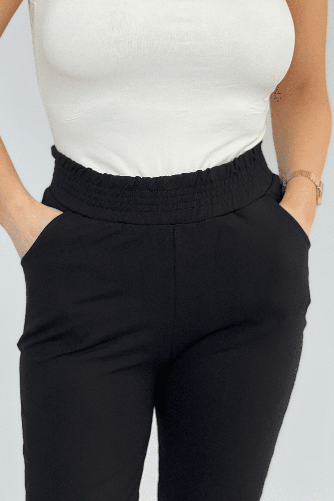 Pack 2 Calças Moletom Corina Preto + Mescla