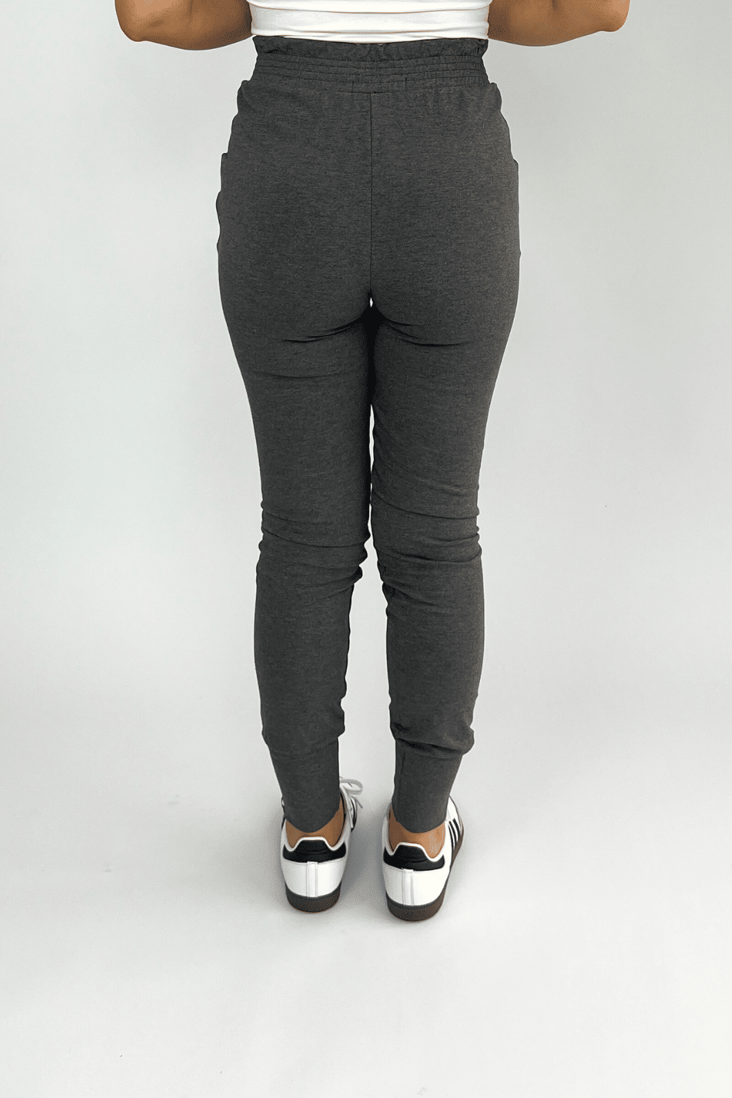 Calça Moletom Feminina Corina - Mescla Escuro