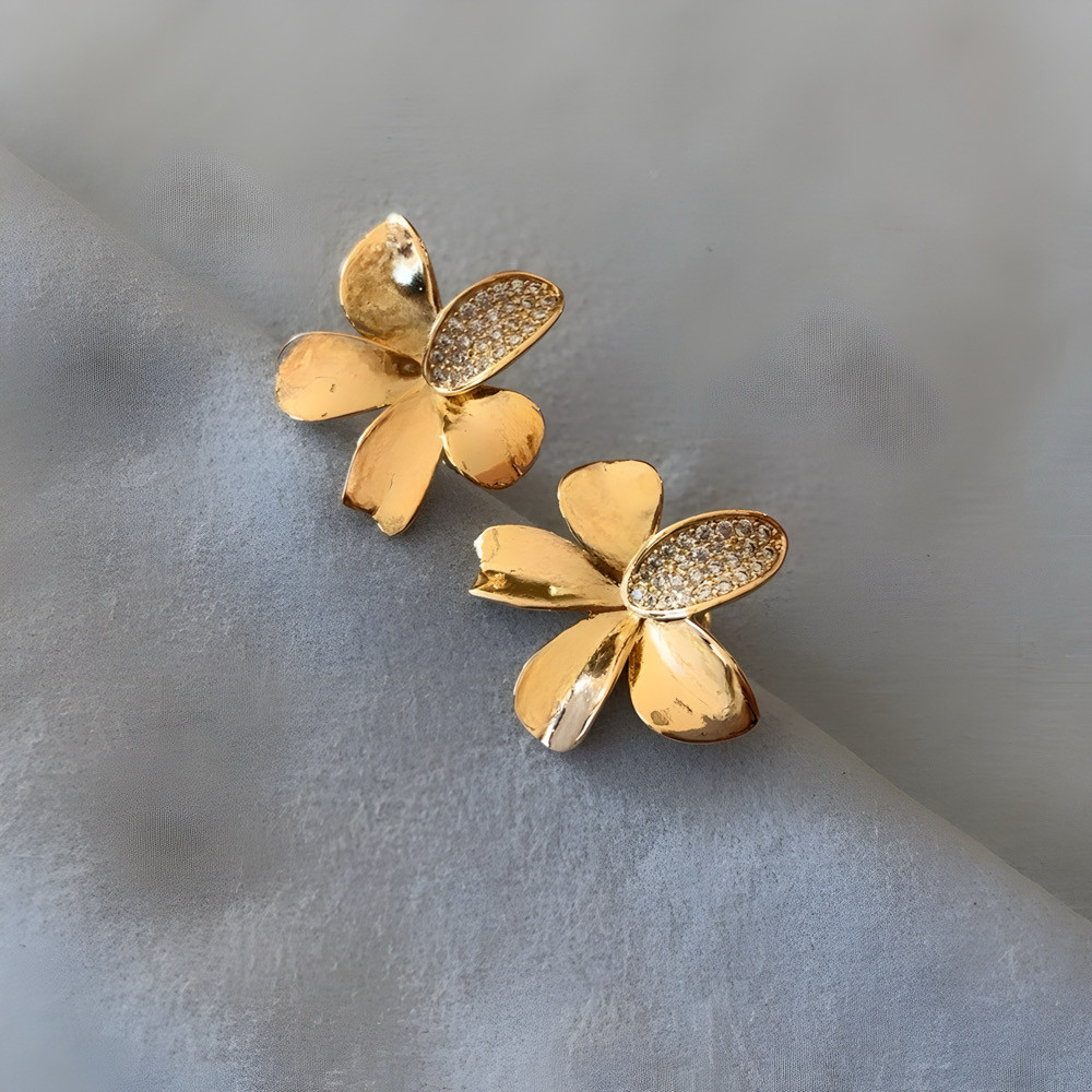 BRINCO ORQUÍDEA GRANDE ZIRCONIA