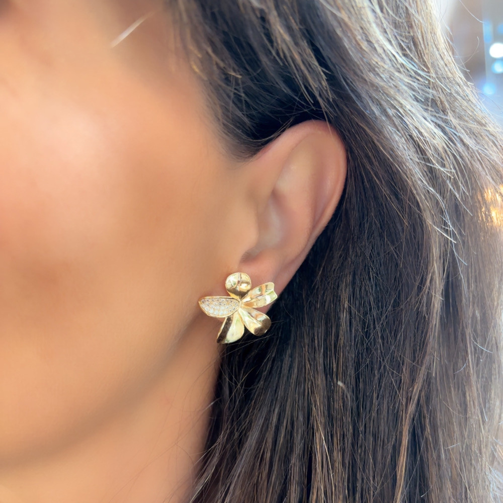 BRINCO ORQUÍDEA GRANDE ZIRCONIA