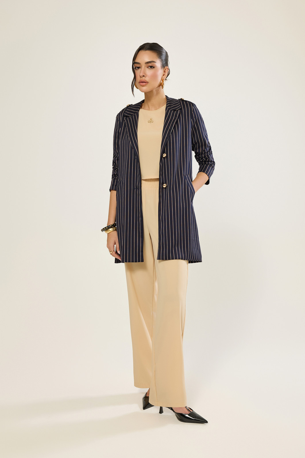 Sobretudo Listrado Sobretudo Listrado