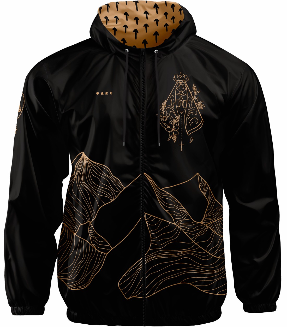 Corta Vento com Capuz Colinas - Preto Corta Vento com Capuz Colinas - Preto